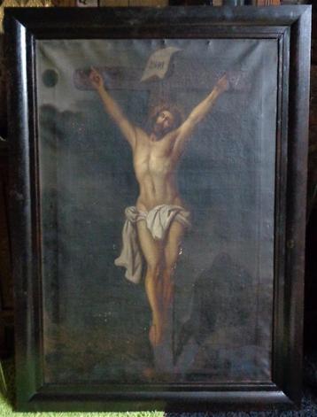schilderij gekruisigde Christus beschikbaar voor biedingen