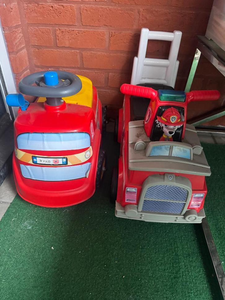 Brandweerwagen - Speelgoed meenemen - Paw Patrol, Kinderen en Baby's, Speelgoed | Buiten | Voertuigen en Loopfietsen, Gebruikt