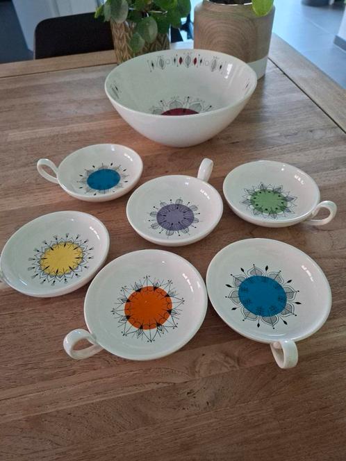 Setje Villeroy&Boch schaaltjes en kom, Antiek en Kunst, Antiek | Servies los, Ophalen of Verzenden