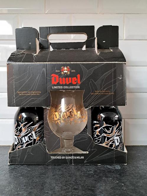 Duvel - Milan & Quinze, Verzamelen, Biermerken, Zo goed als nieuw, Flesje(s), Duvel, Ophalen