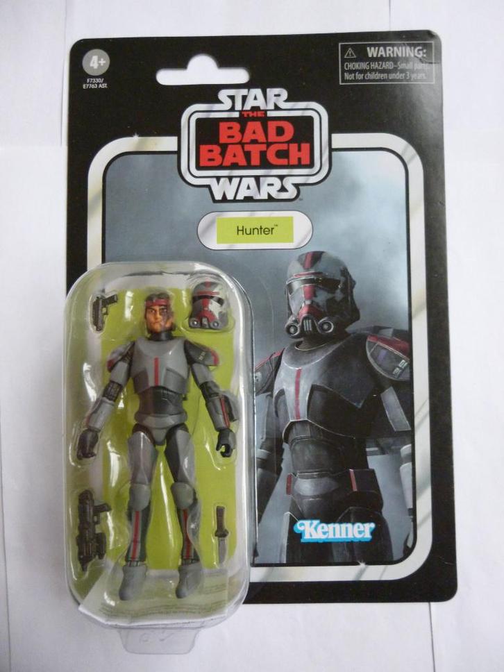 STARWARS VINTAGE COLLECTION THE BAD BATCH VC268"HUNTER"2023, Verzamelen, Star Wars, Zo goed als nieuw, Actiefiguurtje, Ophalen of Verzenden