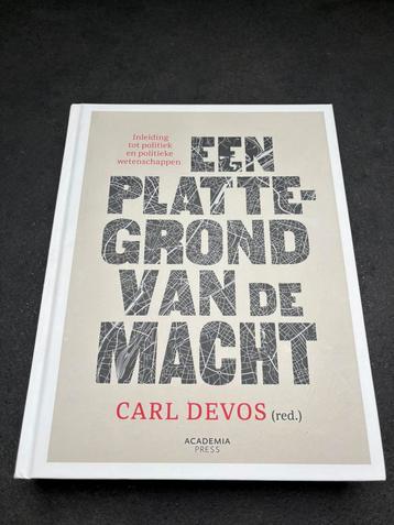 Carl Devos - Een plattegrond van de macht 2023, Comme neuf, Enlèvement, Carl Devos