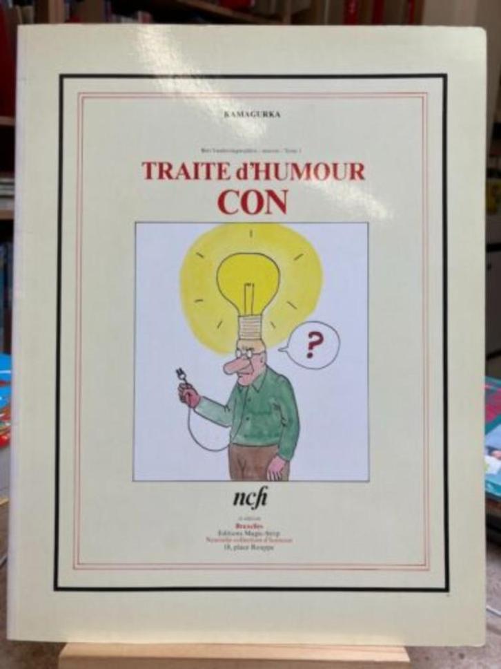 Bd Traité d'humour con de Kamagurka - édition original 1983, Boeken, Stripverhalen, Verzenden