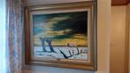 Groot schilderij van Freddy Baeten, Antiek en Kunst, Ophalen