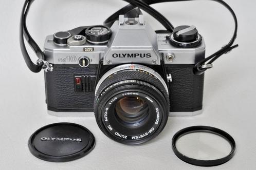 Olympus OM 10 + Olympus 50mm 1.8 aanbiedingen vanaf €100, Audio, Tv en Foto, Fotocamera's Analoog, Zo goed als nieuw, Spiegelreflex