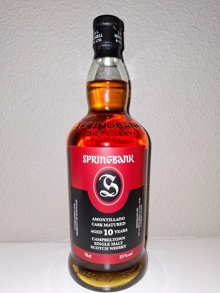 Springbank Amontillado, 10yo, Verzamelen, Wijnen, Nieuw, Ophalen of Verzenden