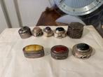 8 zilveren pillendoosjes, Antiek en Kunst, Antiek | Zilver en Goud, Ophalen of Verzenden, Zilver
