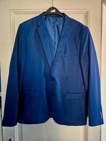 Veste de costume bleu roi 56 slim fit beschikbaar voor biedingen