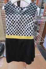 Kleedje polkadot zwart écru geel Amélie&Amelie  mt 38, Kleding | Dames, Jurken, Maat 38/40 (M), Overige kleuren, Verzenden, Amélie&Amelie