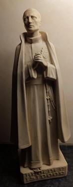 Statue religieuse ancienne en plâtre du frère Isidoor, Enlèvement ou Envoi