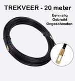Trekveer 20meter Kabeltrekker Eenmalig Gebruikt Ongeschonden, Bricolage & Construction, Électricité & Câbles, Enlèvement ou Envoi