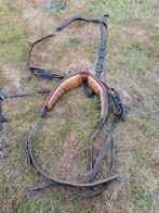 Harnais attelage cuir, Dieren en Toebehoren, Paarden en Pony's | Hoofdstellen en Tuigage, Ophalen of Verzenden, Gebruikt