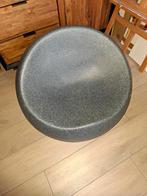 Moderne ronde grijze stoel, Huis en Inrichting, Fauteuils, Ophalen, Kunststof, Minder dan 75 cm, Nieuw