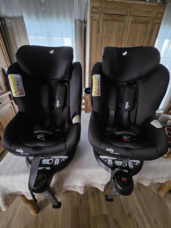 2 sièges auto Joie i-spin 360 e, Enfants & Bébés, Sièges auto, Comme neuf, Autres marques, 9 à 18 kg, Isofix, Dossier réglable