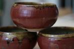 Vase bol céramique poterie grès vernissé  signature vintage, Antiquités & Art, Enlèvement ou Envoi