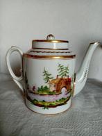 Brusselse porseleinen theepot Crete P. Louis 1768/1813, Antiek en Kunst, Ophalen of Verzenden