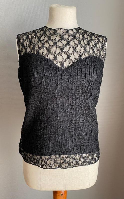 Zwart mouwloos topje Joseph Ribkoff maat 40, Kleding | Dames, Topjes, Zo goed als nieuw, Maat 38/40 (M), Zwart, Zonder mouw, Verzenden