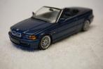 BMW 323 cabriolet (e46/2c) Blue 1:43 Minichamps, Enlèvement ou Envoi, Utilisé, Voiture, MiniChamps