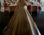 Wedding dress, Kleding | Dames, Trouwkleding en Trouwaccessoires, Ophalen of Verzenden, Zo goed als nieuw, Beige, Bruidsmeisjeskleding