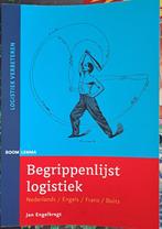 Begrippenlijst logistiek - Jan Engelbregt, Boeken, Studieboeken en Cursussen, Ophalen of Verzenden, Zo goed als nieuw
