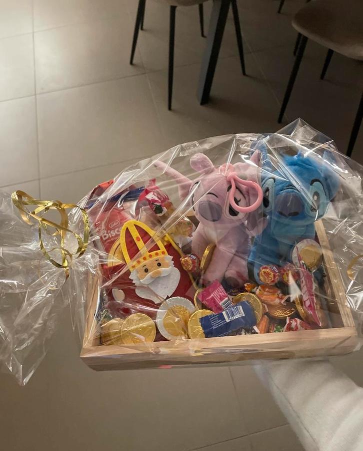 Geschenkmand sinterklaas, Hobby en Vrije tijd, Feestartikelen, Nieuw, Feestartikel, Ophalen