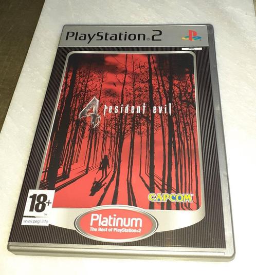 Gaming retro Playstation 2 spel Resident Evil 4 platinum, Consoles de jeu & Jeux vidéo, Jeux | Sony PlayStation 2, 1 joueur, Online