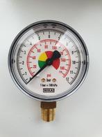 Manometer 0 - 12 bar & 0 - 174 psi (nieuw), Ophalen, Nieuw, 10 bar of meer