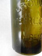bierfles BROUWERIJ MEIRESONNE GENT en E. DESWAEF Oostende, Ophalen of Verzenden, Gebruikt, Flesje(s)