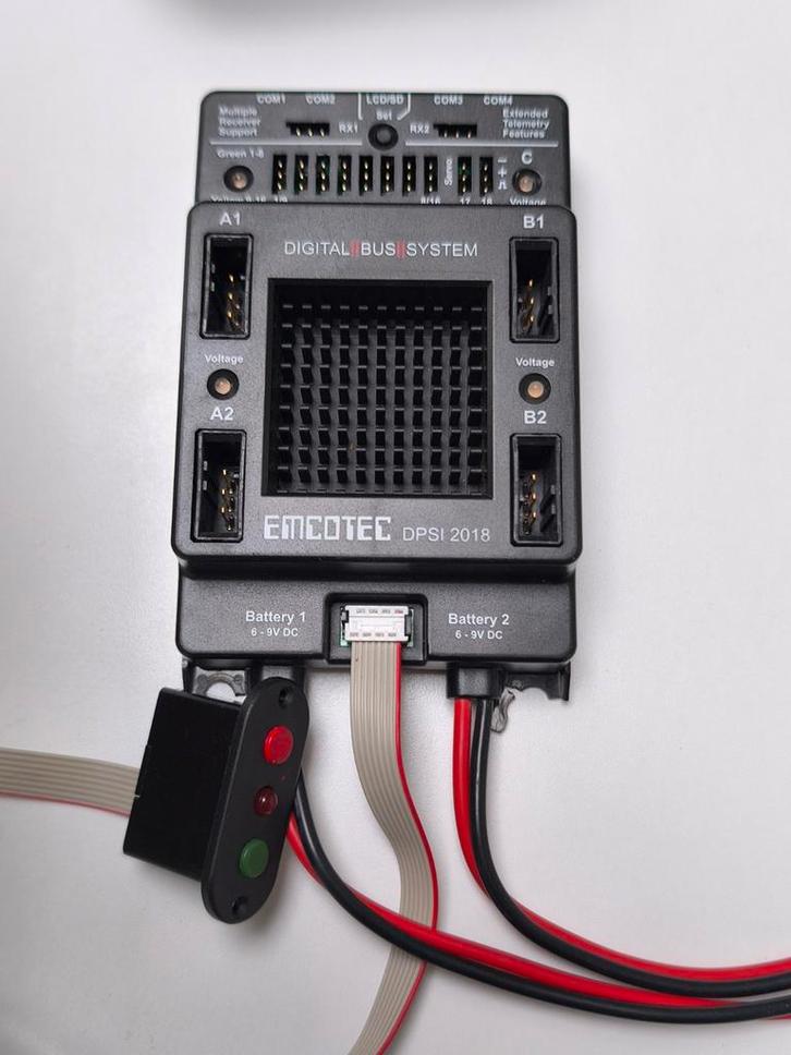 Emcotec dpsi 2018 powerbox, Hobby en Vrije tijd, Modelbouw | Radiografisch | Vliegtuigen, Zo goed als nieuw, Ophalen of Verzenden