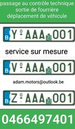 Location plaque Garage Z, Contrôle technique