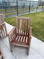 Teak tuinstoelen (7 stuks), Enlèvement, Comme neuf, Bois
