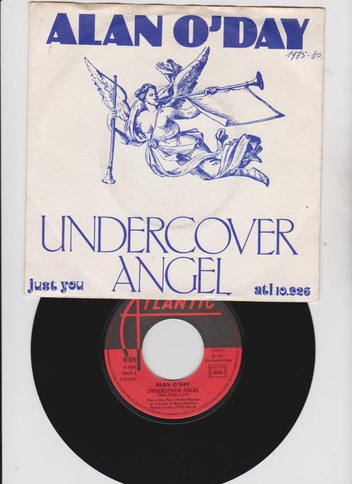 Alan O'Day – Undercover Angel  1977  pop rock, Cd's en Dvd's, Vinyl Singles, Zo goed als nieuw, Single, Pop, 7 inch, Ophalen of Verzenden