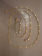 Collier avec bracelet en or 18 carats, Comme neuf, Or, Or