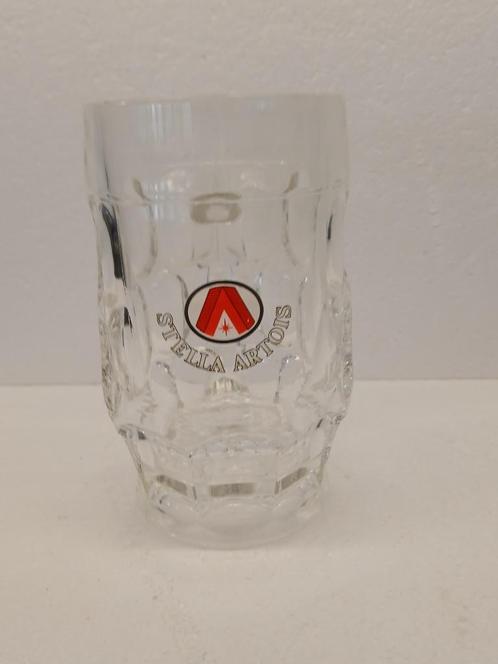 Oude glazen beker van STELLA ARTOIS 25 cl in zeer goede staa, Verzamelen, Biermerken, Gebruikt, Glas of Glazen, Stella Artois