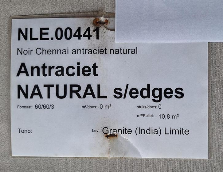 Terrastegels 60cm x 60cm x 3cm natuursteen, Tuin en Terras, Tegels en Klinkers, Nieuw, Terrastegels, Natuursteen, 10 m² of meer