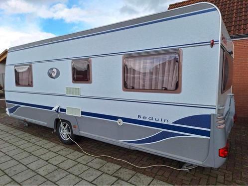 Dethleffs Beduin 580 V inclusief alles!, Caravans en Kamperen, Caravans, Particulier, tot en met 5, 1250 - 1500 kg, Rondzit, Dethleffs