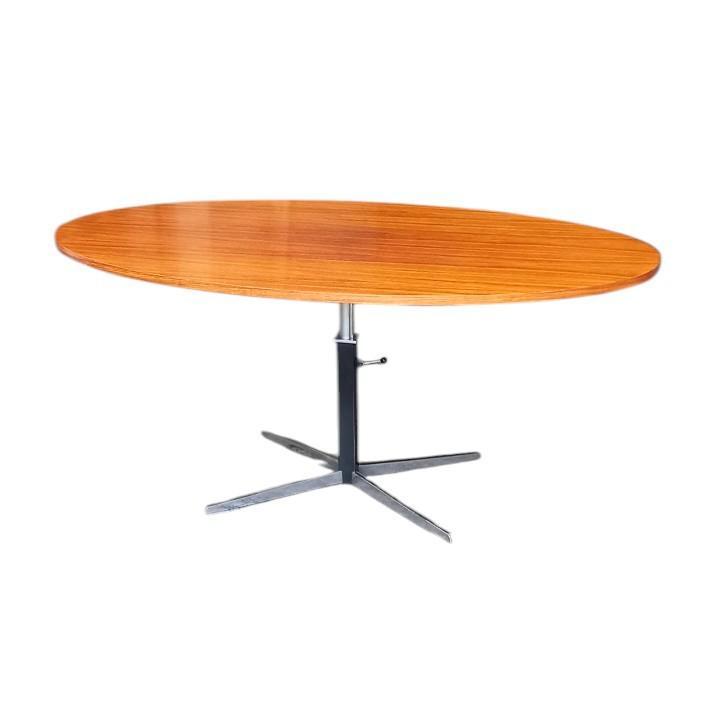 Vintage J.M Thomas Whilhelm Renz verstelbare tafel uit de ja, Huis en Inrichting, Tafels | Statafels, Zo goed als nieuw, Ophalen