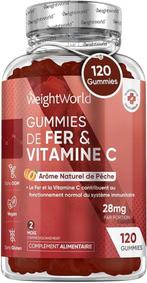 IJzer Gummies & Vitamine C GRATIS LEVERING