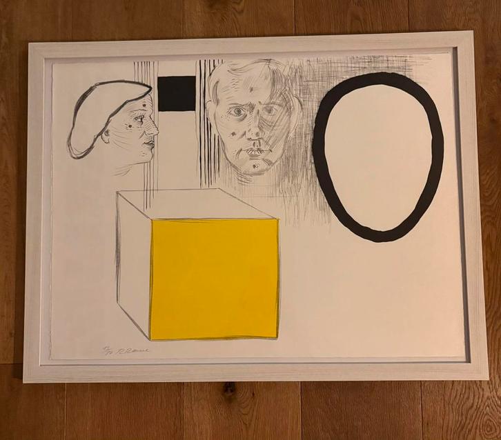 Roger Raveel “genesis” nr 31 gesigneerd/ genummerd, Antiek en Kunst, Kunst | Litho's en Zeefdrukken, Ophalen of Verzenden