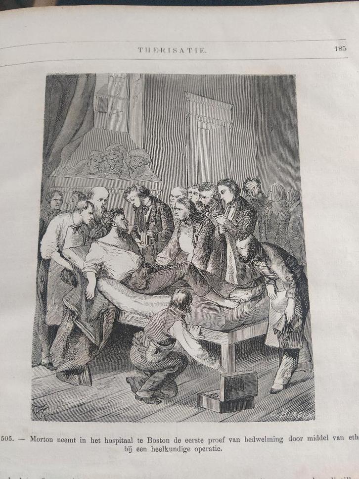 boek: uit de natuurwetenschap//Louis Figuier - 1879- NL, Antiek en Kunst, Antiek | Boeken en Manuscripten, Ophalen of Verzenden