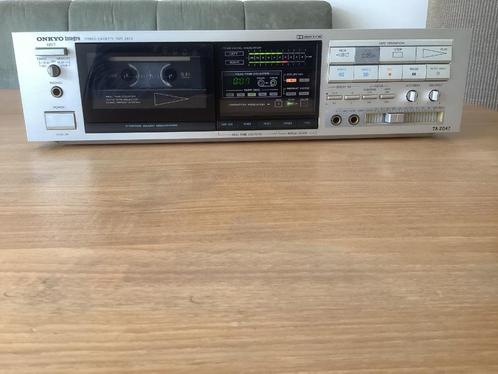 Onkyo Integra TA 2047 (2250) 3 motor Dolby B C full serviced, Audio, Tv en Foto, Cassettedecks, Enkel, Overige merken, Tiptoetsen