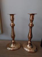 Paar antieke kandelaars, Antiek en Kunst, Ophalen of Verzenden