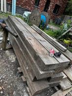 Poutre padouk 11cm x 24cm environ 3m, Doe-het-zelf en Bouw, Hout en Planken, Ophalen, Gebruikt, 250 tot 300 cm, 50 mm of meer