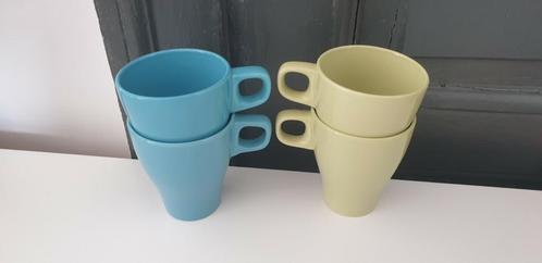 4 tasses à café, Huis en Inrichting, Keuken | Servies, Zo goed als nieuw, Ophalen