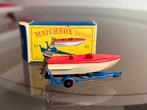 Matchbox Lesney Sports Boat and Trailer nr 48-B 1961, Ophalen of Verzenden, Zo goed als nieuw, Lesney
