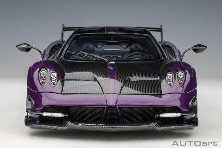 Pagani Huayra BC (Viola PSO/Carbon) AUTOArt, Hobby & Loisirs créatifs, Voitures miniatures | 1:18, Neuf, Voiture, Autoart, Enlèvement ou Envoi