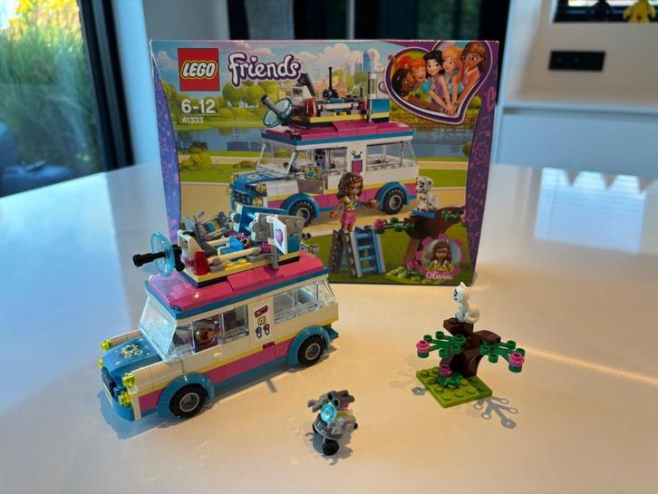 LEGO Friends (41333) Le véhicule de mission d'Olivia, Enfants & Bébés, Jouets | Duplo & Lego, Comme neuf, Lego, Ensemble complet