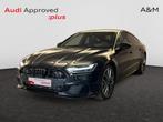 Audi A7 Sportback A7 50 TFSI e Quattro PHEV S tronic (EU6AP), Auto's, Audi, Zwart, 36 g/km, Hybride Elektrisch/Benzine, Te koop