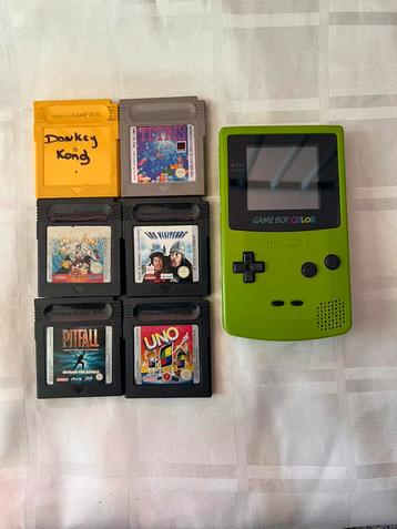 Nintendo Game Boy Color + 6 jeux 
