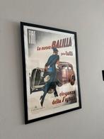 Originele vintage poster La nuova BALILLA per tutti Fiat, Ophalen, Nieuw, Deurposter of groter, Rechthoekig Staand
